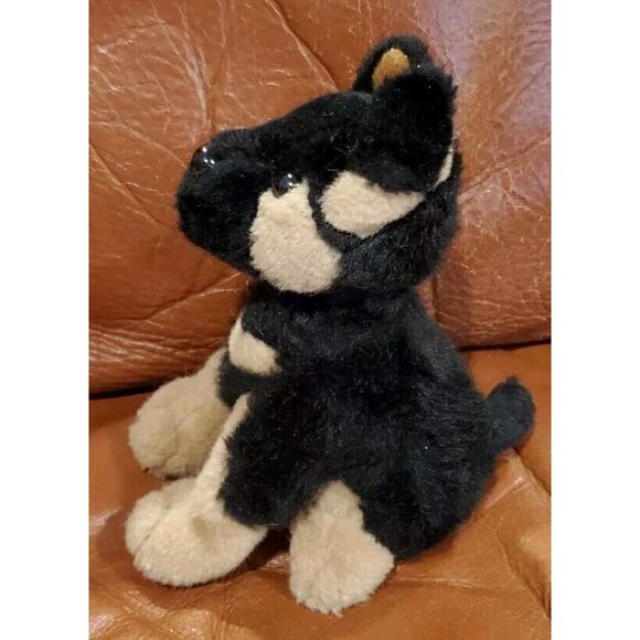 6 In Nintendogs German Shepherd Rottweiler Puppy Dog Swivel Head Stuffed Animal - Picture 2 of 11